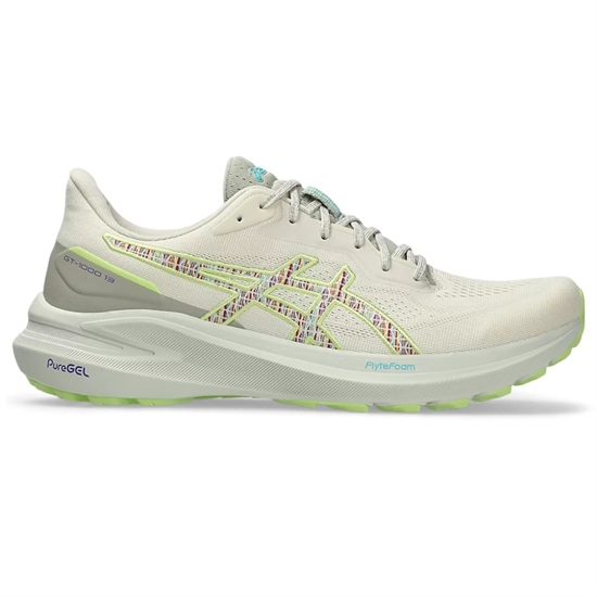 Asics GT-1000 13 TR NATURE BATHING Кроссовки беговые Серый/Салатовый - фото 308547
