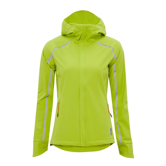 GRi ТЕМП 3.0 (W) Куртка беговая утепленная женская Лайм - фото 309279
