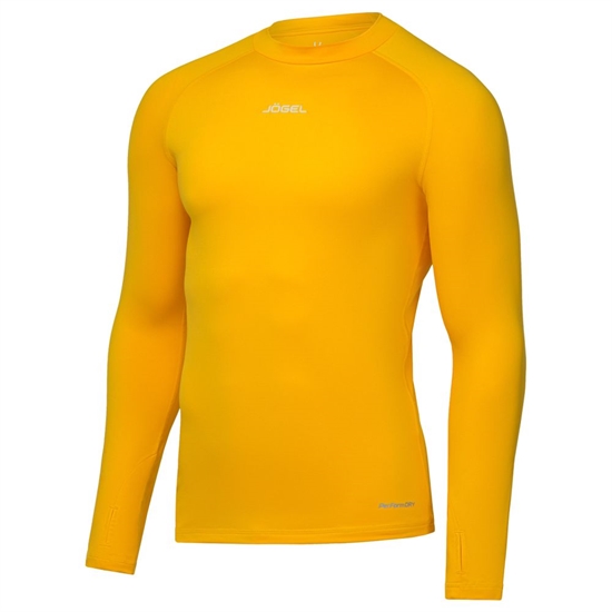 Jögel CAMP PERFORMDRY BASELAYER TOP WARM Футболка компрессионная утепленная с длинным рукавом Желтый - фото 309439