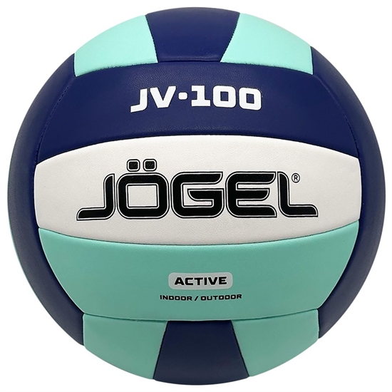 Jögel JV-100 ACTIVE 2025 Мяч волейбольный Темно-синий/Голубой/Белый - фото 309485