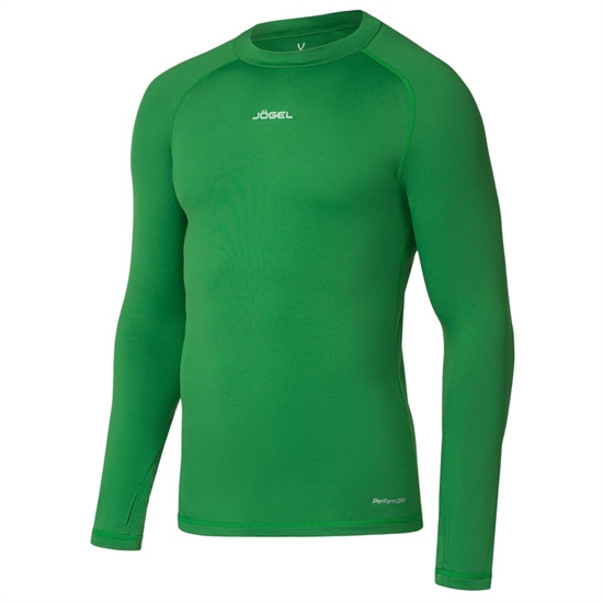 Jögel CAMP PERFORMDRY BASELAYER TOP WARM Футболка компрессионная утепленная с длинным рукавом Зеленый - фото 309509