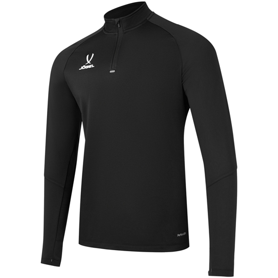 Jögel PREMIER PERFORMDRY TRAINING 1/4 ZIP FLEECE TOP Джемпер ветрозащитный Черный - фото 312196