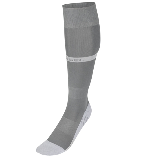Jögel CAMP BASIC SOCKS 2025 Гетры футбольные Серый/Белый - фото 312497