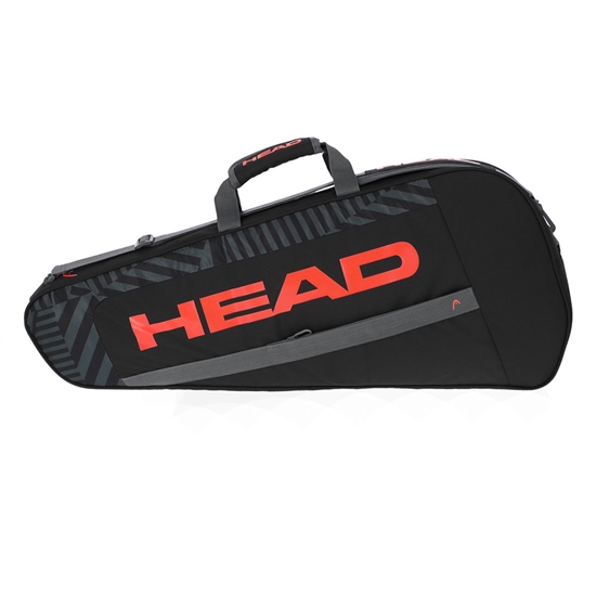 Head TOUR RACQUET BAG S Сумка для ракеток Черный/Оранжевый - фото 312645