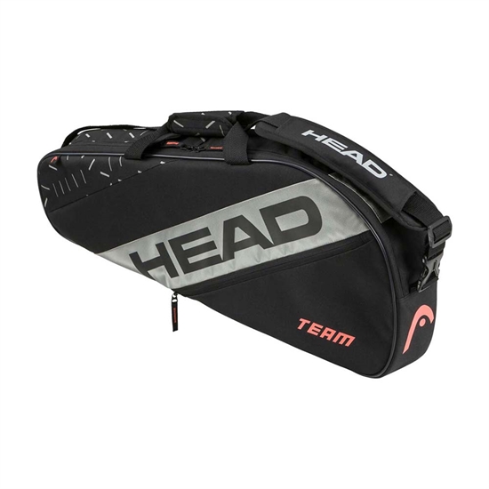 Head TOUR RACQUET BAG S Сумка для ракеток Черный/Серый/Оранжевый - фото 312813