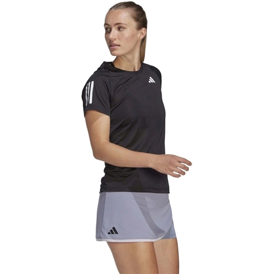 Adidas CLUB TEE (W) Футболка теннисная женская Черный - фото 312969