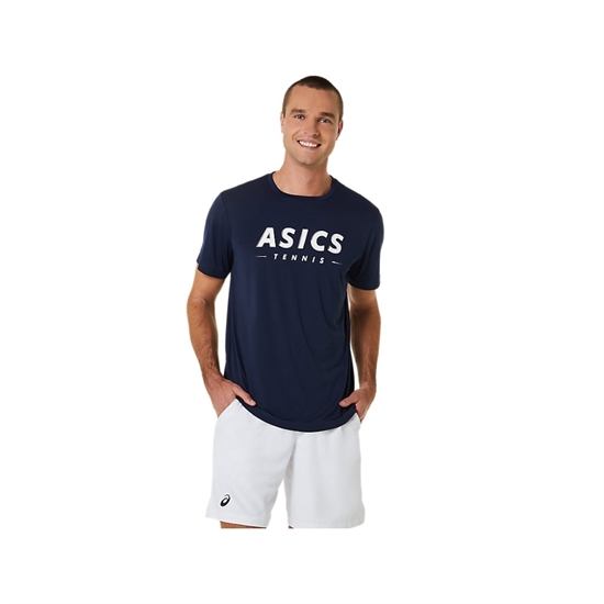 Asics COURT GPX TEE Футболка теннисная Темно-синий - фото 312983