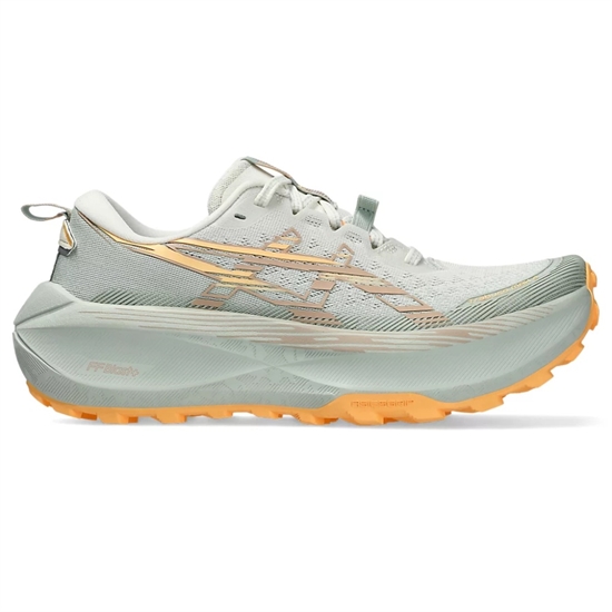 Asics TRABUCO MAX 4 (W) Кроссовки беговые женские Серый/Оранжевый - фото 313165
