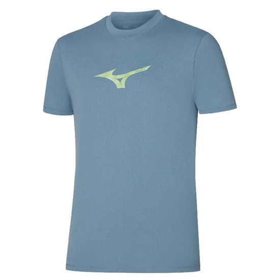 Mizuno Athletics RB Tee Футболка Голубой - фото 313682