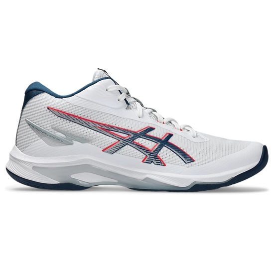 Asics NETBURNER BALLISTIC FF MT 4 Кроссовки волейбольные Белый/Темно-синий - фото 314307