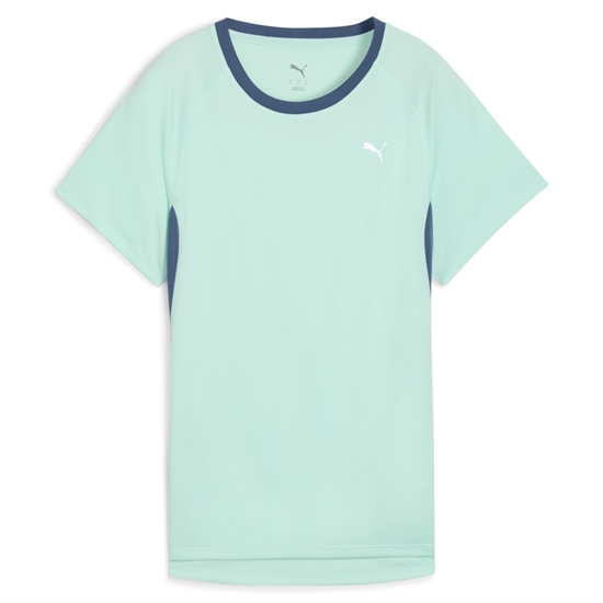 Puma VEL RUNNING TEE (W) Футболка беговая женская Мятная - фото 314858