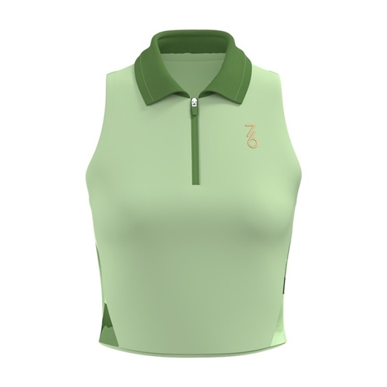 7/6 KRIS TOP "LIGHT GREEN/GREEN" Топ теннисный Зеленый - фото 315373