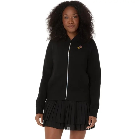 Asics MATCH JACKET NIGHT ENERGY (W) Ветровка теннисная женская Черный - фото 315525