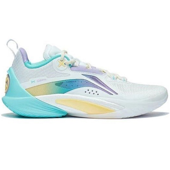 Li-Ning FRED VANVLEET SPEED 10 LOW "WHITE MINT GREEN" Кроссовки баскетбольные Белый/Голубой - фото 315746