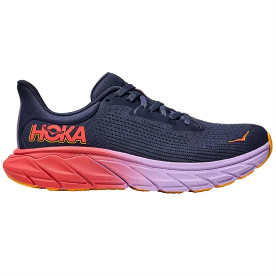 Hoka ARAHI 7 (W) Кроссовки беговые женские Темно-синий/Розовый - фото 316152