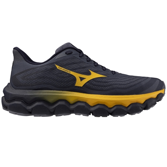 Mizuno WAVE HORIZON 8 Кроссовки беговые Темно-серый/Желтый - фото 316432