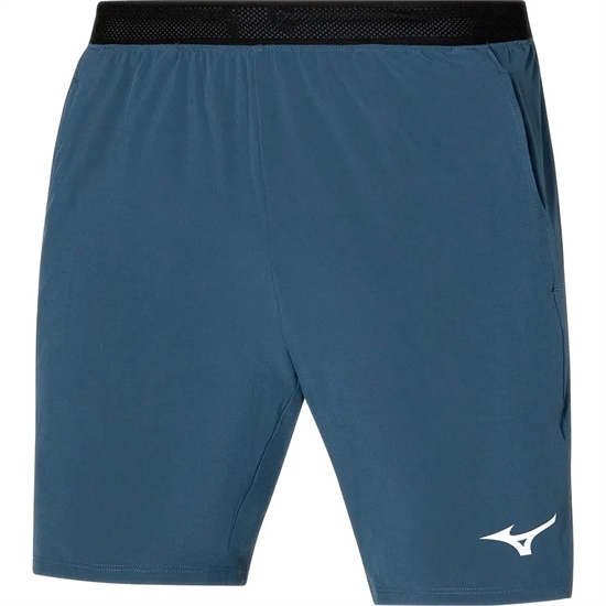 Mizuno LASER 8 IN SHORT Шорты теннисные Темно-синий - фото 317283