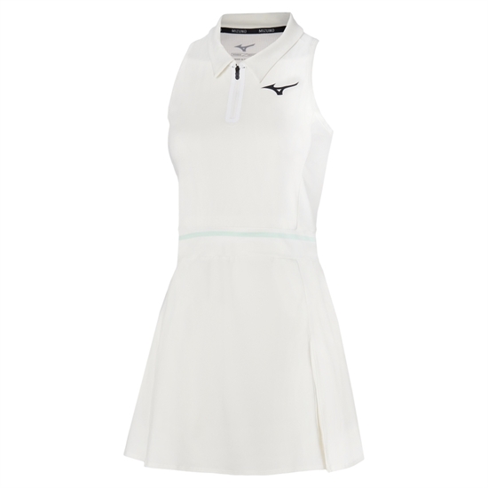Mizuno FRONTIER DRESS (W) Платье теннисное женское Белый - фото 317319