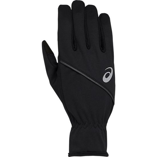 Asics THERMAL GLOVES Перчатки беговые Черный/Серый - фото 317789