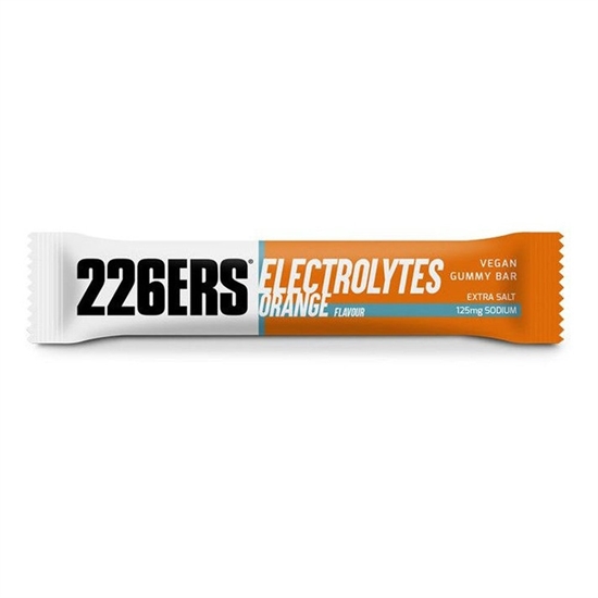 226ERS ELECTROLYTES VEGAN GUMMY BAR Батончик энергетический мармеладный Апельсин 30г - фото 317847