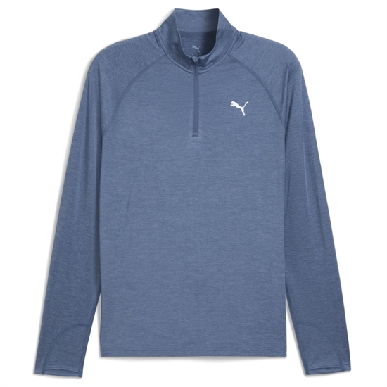 Puma VEL CLOUDSPUN QUARTER-ZIP TOP Лонгслив Синий - фото 318261