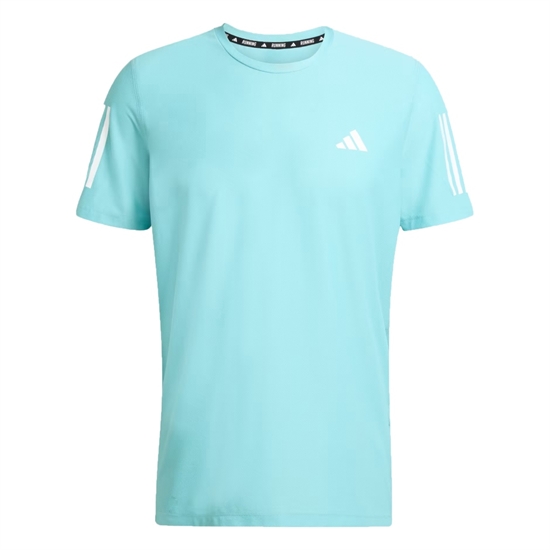 Adidas OWN THE RUN Футболка беговая Голубой/Белый - фото 319293