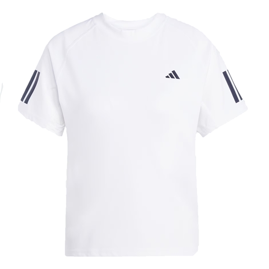 Adidas CLUB TENNIS CLIMACOOL 3-STRIPES (W) Футболка теннисная женская Белый/Черный - фото 320079