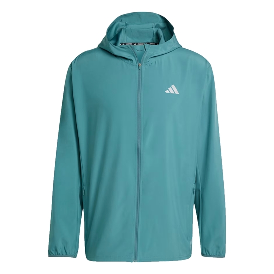 Adidas RUN IT JACKET Куртка ветрозащитная Голубой - фото 320129