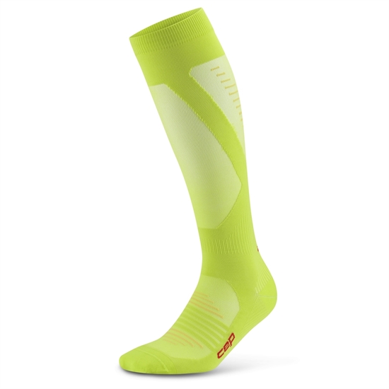 CEP PRO RUN ULTRALIGHT TALL COMPRESSION SOCKS Компрессионные гольфы ультратонкие Салатовый - фото 321105