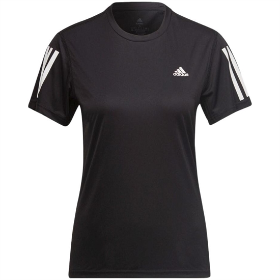 Adidas OWN THE RUN (W) Футболка беговая женская Черный/Белый - фото 321336