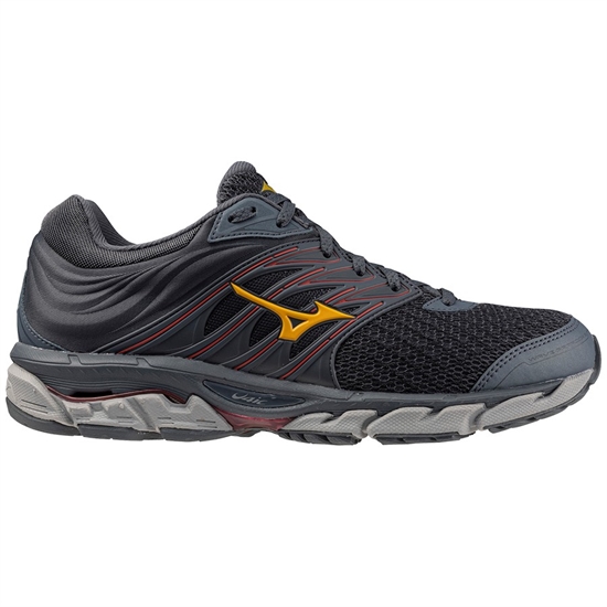 Mizuno WAVE PARADOX 5 Кроссовки беговые Черный/Красный/Желтый - фото 321374