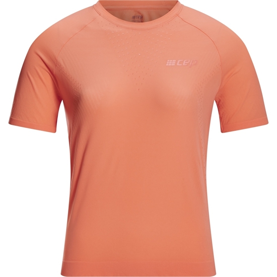 CEP ULTRALIGHT SHORT SLEEVE SHIRT (W) Футболка беговая женская Коралловый - фото 321590