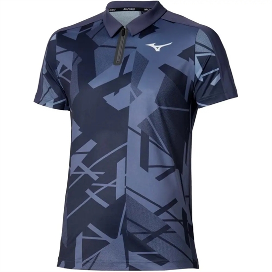 Mizuno DAYBREAKERS SHADOW T-SHIRT Футболка теннисная Темно-синий/Серый - фото 322183