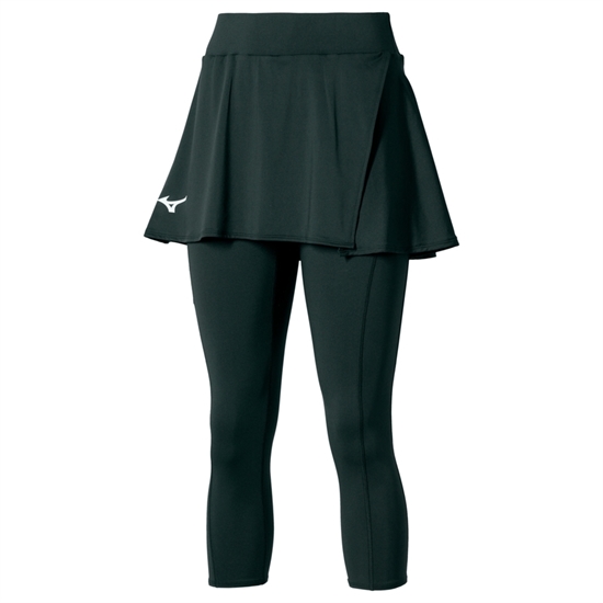 Mizuno 2IN1 MUGEN SKIRT (W) Юбка с тайтсами теннисные женские Черный - фото 322213