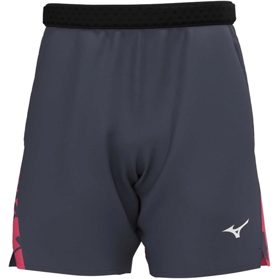 Mizuno DAYBREAKERS 8 IN AMPLIFY SHORT Шорты теннисные Темно-синий/Розовый - фото 322218