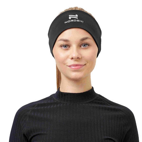 Nordski CORE BLACK Повязка на голову Черный - фото 322606