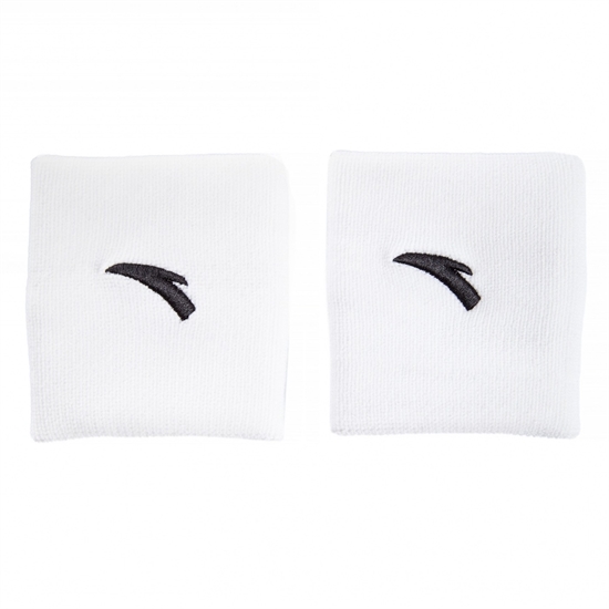 Anta WRIST BAND WHITE Напульсники Белый/Черный - фото 322658
