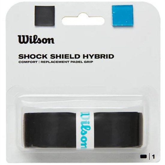 Wilson SHOCK SHIELD HYBRID Овергрип для падел-ракеток Черный - фото 322903