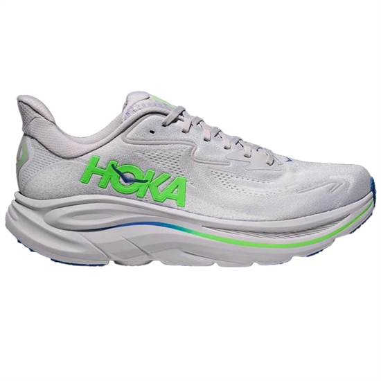 Hoka CLIFTON 10 Кроссовки беговые Серый/Заленый - фото 323061