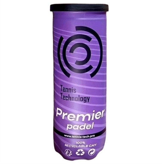 Tennis Technology PREMIER PADEL Мячи для падела (3 мяча) - фото 323364
