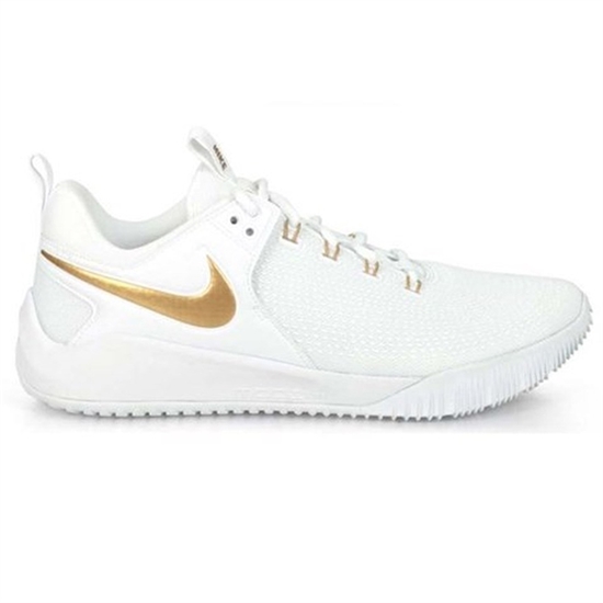 Nike AIR ZOOM HYPERACE 2 SE Кроссовки волейбольные Белый/Золотой* - фото 324297