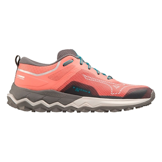 Mizuno WAVE IBUKI 4 GTX (W) Кроссовки беговые женские Розовый/Серый - фото 324317