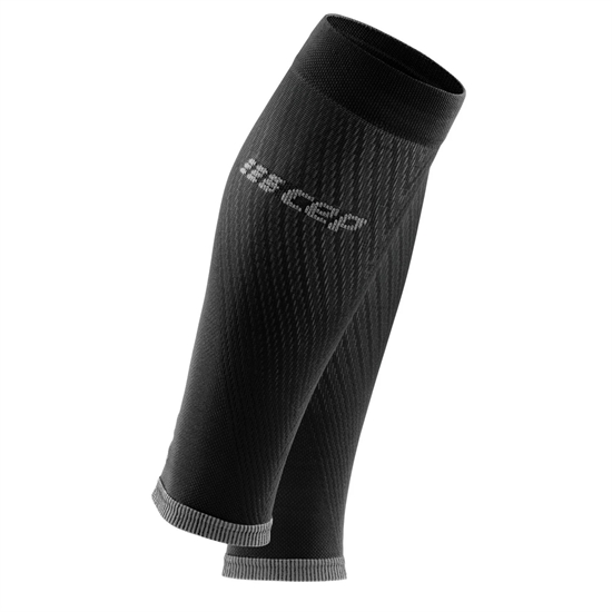 CEP ULTRALIGHT COMPRESSION CALF SLEEVES Компрессионные гетры для бега ультратонкие Черный - фото 325079