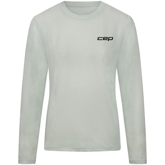 CEP CORE RUN LONG SLEEVE SHIRT (W) Лонгслив беговой женский Бледно-голубой - фото 325105