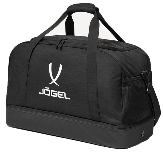 Jögel DIVISION DOUBLE BOTTOM BAG Сумка спортивная с двойным дном Черный/Белый - фото 325544