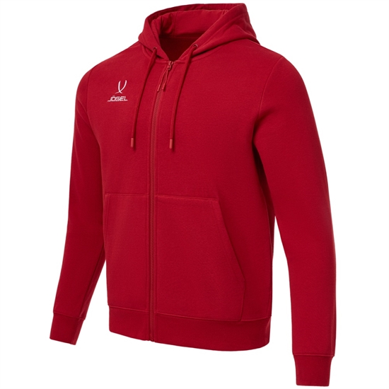 Jögel ESSENTIAL FLEECE ZIP HOODIE Худи на молнии Темно-красный - фото 325809