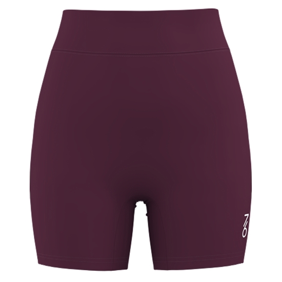 7/6 ANA SHORTS 2.0 "POTENT PURPLE" Шорты под платье теннисные женские Бордовый - фото 325971