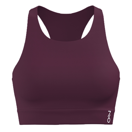 7/6 ANA TOP 2.0 "POTENT PURPLE" Топ под платье теннисный женский Бордовый - фото 325982
