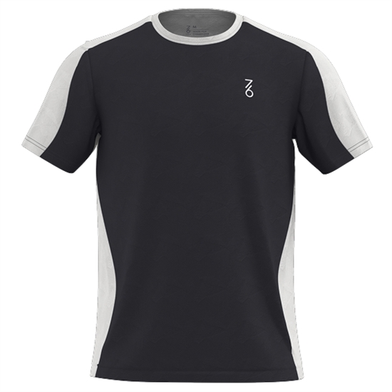 7/6 LODDY T-SHIRT 2.0 "EBONY/ANTARCTICA" Футболка теннисная Темно-синий/Белый - фото 326024