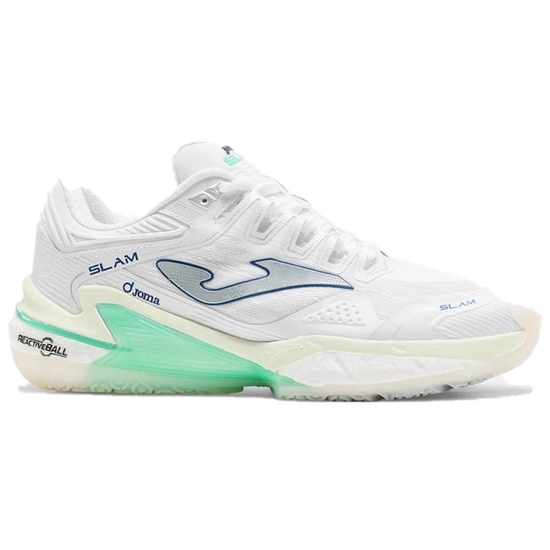 Joma SLAM (W) Кроссовки для падела женские Белый/Зеленый - фото 327265